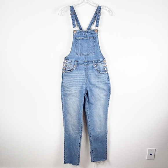 Women's Blue Denim Overalls - Picture 1 of 2